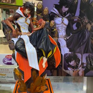 Figura PREMIUM Zhongli Edición sentado