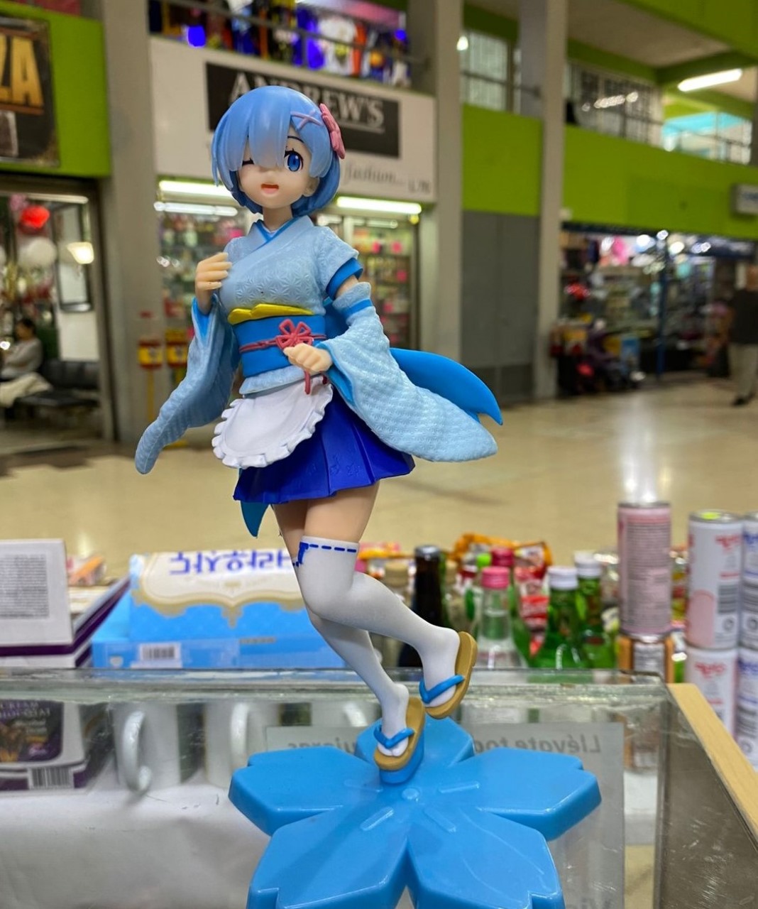 Figura Rem Edición con VESTIDO CELESTE