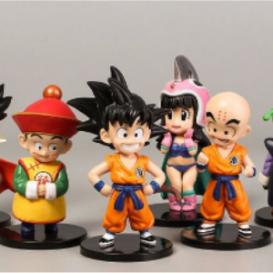 Combo 6 Mini Figuras Dragon Ball 10cm