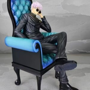 Figura Satoru Gojo Edición Sentado en sillón 24CM