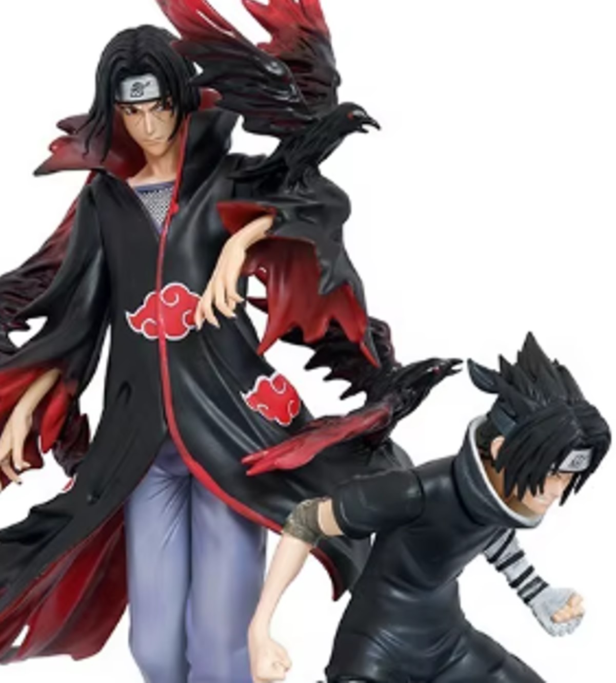 Figura PREMIUM Itachi + Sasuke edici贸n en combate 32cm - Imagen 2