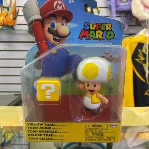 Figura Original Toad Amarillo Articulada