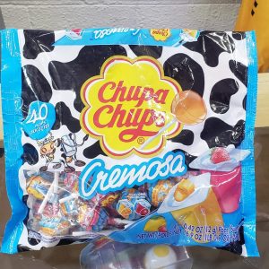 Dulces Chupa Chups sabor de yogurt con mango y yogurt con fresa