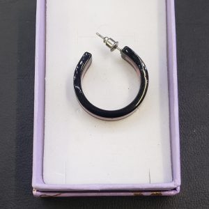 Arete Individual Tokio Revenges Negro Rosado