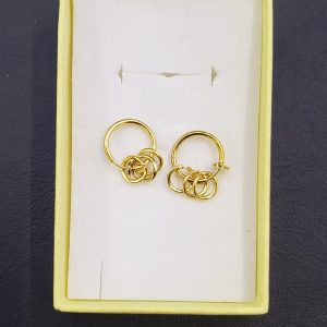 Par de Aretes Tokio Revengers Argollas Doradas