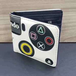 Billetera con diseño de control color gris