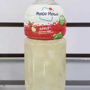 Bebida Mogu mogu sabor Manzana con trozos de fruta Q12 C/U