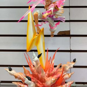 Figura PREMIUM Luffy Gear 5 edición con Rayo 50cm con Iluminación