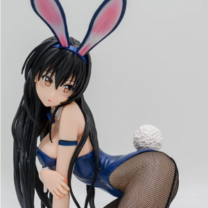 Figura Yui Kotegawa Edición Conejita Escala 1/4 con Mallas de Tela Real 27cm