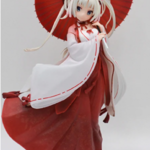 Figura PREMIUM Yoshino Tomotake Senren Banka Edición con Paraguas 28cm con 2 rostros intercambiables