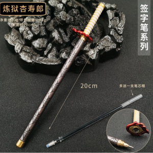 Pluma PREMIUM Metálica Demon Slayer Edición Rengoku 20cm