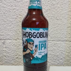 Cerveza Hobgoblin Oriiginal IPA con 5% de alcohol