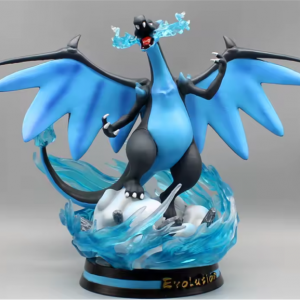 Figura PREMIUM Mega Charizard X 30CM Con Iluminación