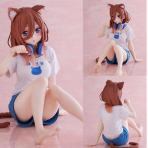 Figura Miku Nakano Edición Gatita Sentada 12cm