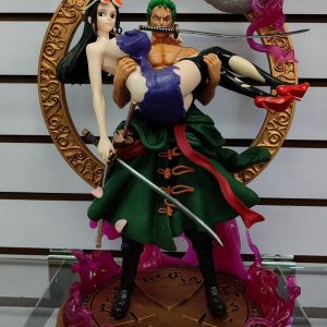 Figura PREMIUM Zoro +  Nico Robin 41cm Edición  en Brazos