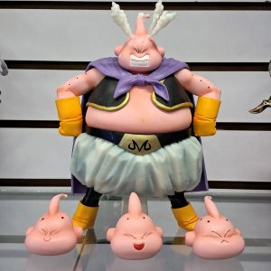 Figura Majin Buu con 4 Cabezas Intercambiables 20CM