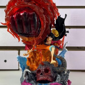 Figura con LUZ Luffy con Puño Grande 22CM