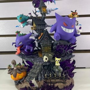 Figura PREMIUM Diorama  Pokémon Fantasma  Gengar y Más 31cm
