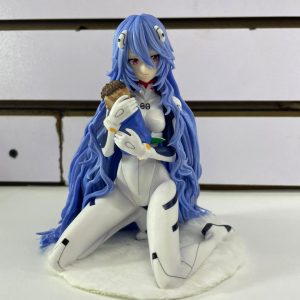 Figura Rei Ayanami Edición de Rodillas 15cm