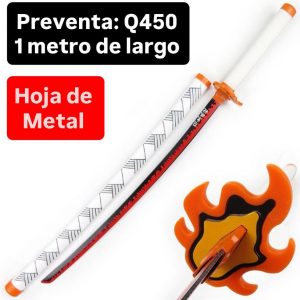 Katana de Metal Rengoku 1 metro de largo