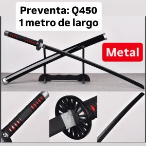 Katana de Metal Tanjiro 1 metro de largo