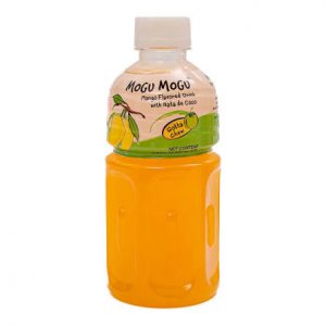 Mogu Mogu de Mango con trozos de gelatina de fruta