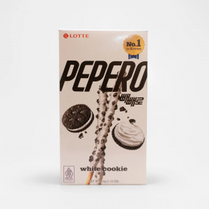 Pepero oreo palitos de pan con cubierta de chocolate blanco